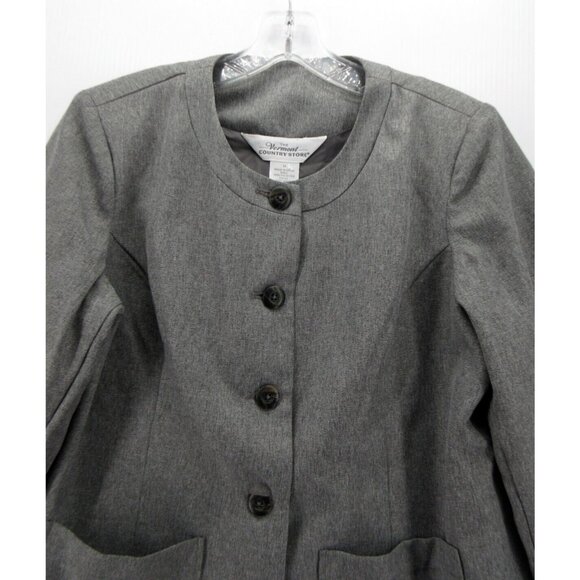 The Vermont Country Store Jacket 14 Blazer Coat Career Pockets Lined - Picture 2 of 9